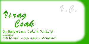 virag csak business card